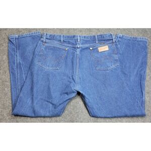Wrangler Jeans Mens 40x30 Blue Denim Y2k Western Cowboy Rancher Rodeo Workwear